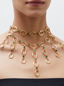 Ethnic Andaz - Emerald Rani Haar