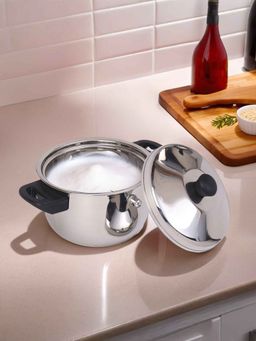 The Better Home - Stainless Steel Milk Pot with Lid