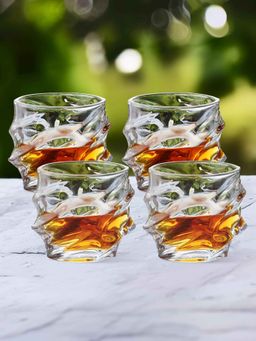 The Better Home - Zest Whiskey Glasses Set Of 4