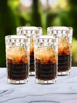 The Better Home - Zest Whiskey Glasses Set Of 4, 320Ml