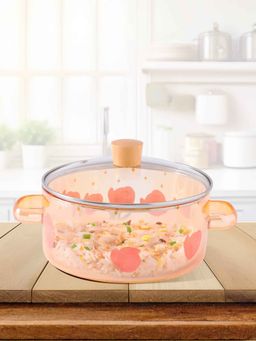 The Better Home - Zeno Borosilicate Glass Saucepan with Lid & Handle