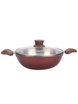 The Better Home - Red Triply Stainless Steel Kadai