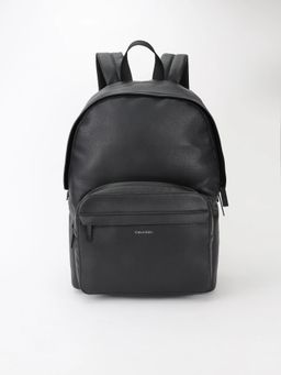Calvin Klein - Solid Black Polyester Backpack