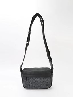 Calvin Klein - Typographic Black Polyester Sling Bag