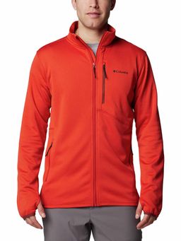 Columbia - Mens Orange Omni-Wick Park View Full Zip Fleece Jacket