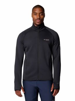 Columbia - Mens Black Omni-Heat Helix Crystal Leaf Omni-Heat Helix Full Zip Fleece Jacket