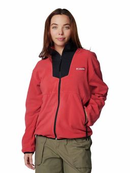 Columbia - Womens Red Sequoia Grove Full Zip Fleece Jacket