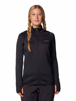 Columbia - Womens Black Omni-Heat Helix Crystal Leaf Omni-Heat Helix Full Zip Jacket