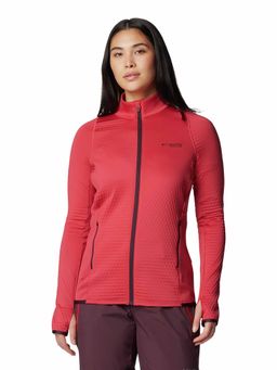 Columbia - Womens Red Omni-Heat Helix Crystal Leaf Omni-Heat Helix Full Zip Jacket