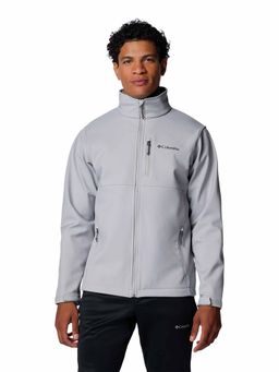 Columbia - Mens Grey Omnishield Ascender Softshell Water and Wind Resistant Jacket