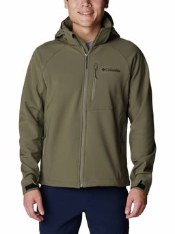 Columbia - Mens Olive Omnishield Cascade Ridge III Softshell Water and Wind Resistant Jacket