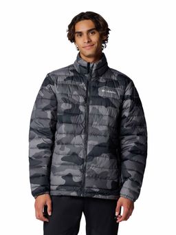Columbia - Mens Black Omni-Heat Reflective Powder Lite II Printed Jacket