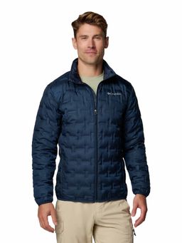 Columbia - Mens Navy Omni-Heat Reflective Delta Ridge II Down Jacket