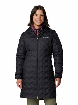 Columbia - Womens Black Omni-Heat Reflective Delta Ridge II Long Down Jacket