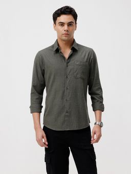 Crocodile - Melange Green Shirt