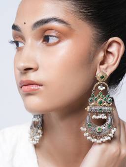 CAO JEWELLERY - Green Fusion Earrings