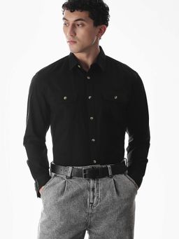 Jack & Jones - Black Regular Fit Shirt