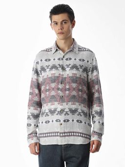 Jack & Jones - Grey Regular Fit Shirt