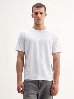 Rare Rabbit - Men Rabbits-25 White Primary T-Shirt