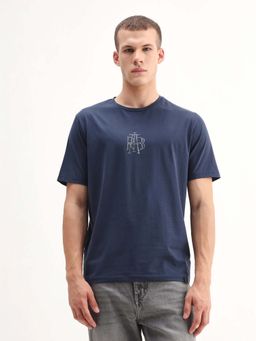 Rare Rabbit - Men Waro Blue Dark T-Shirt