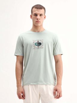 Rare Rabbit - Men Tain Green Pastel T-Shirt
