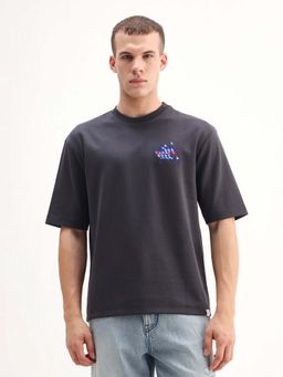 Rare Rabbit - Men Ronto-T Grey Dark T-Shirt