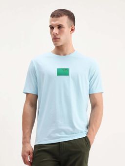 Rare Rabbit - Men Mikai Blue Light T-Shirt