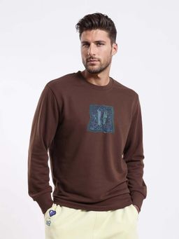 Rare Rabbit - Men Kel Brown Dark Sweatshirt