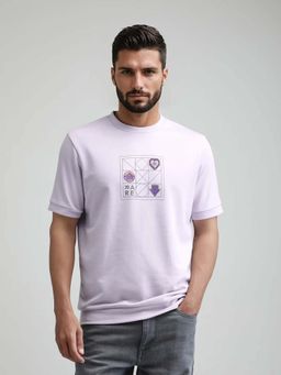 Rare Rabbit - Men Kart Lavender Light T-Shirt