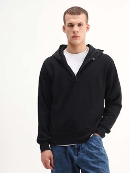 Rare Rabbit - Men Ephin-T Black Primary Hoodie