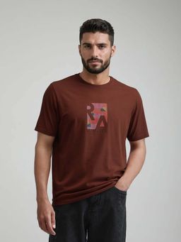 Rare Rabbit - Men Ene Rust Primary T-Shirt