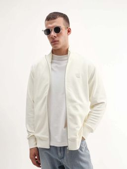 Rare Rabbit - Men Costo-J Off White Primary Sweatshirt