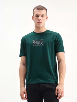 Rare Rabbit - Men Cap Green Dark T-Shirt