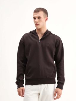 Rare Rabbit - Men Caig Brown Dark Hoodie