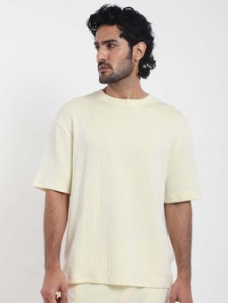 Rare Rabbit - Men Zavet-T Yellow Fluorescent T-Shirt