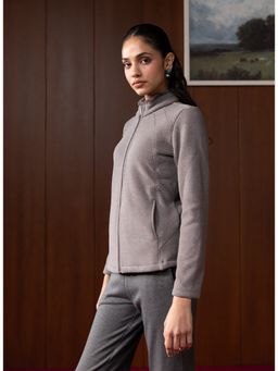 Lakshita - Grey Fur-Lined Jacket