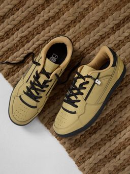 The Souled Store - Originals The Classic: Bumblebee Men Yellow Low Top Sneakers