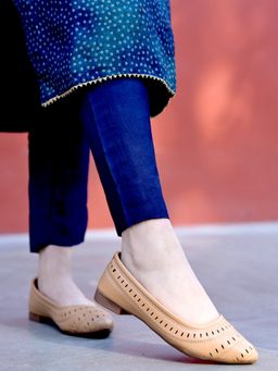 Shoetopia - Comfortable Tan Ballerina for Women
