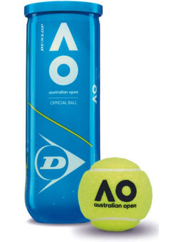 Dunlop Sports - AUSTRALIAN-OPEN Tennis Ball (Pack of 3)
