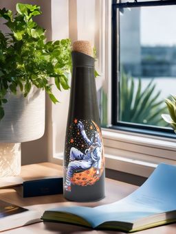 The Better Home - Insulated Water Bottle for Kids-Office 500ml, Black