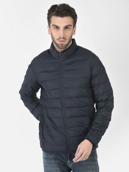 CRIMSOUNE CLUB - Men Puffer Jacket In Navy Blue Color