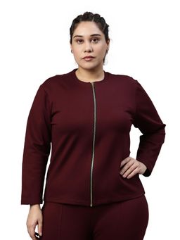 THE PINK MOON - Burgundy Embossed Jacket