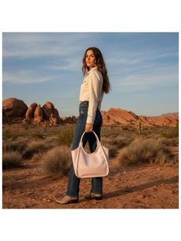 PARTIQ - Large Capacity Tote Bag Women (L) - Pink