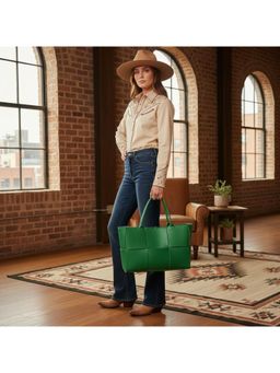 PARTIQ - Casual Extra Niche Versatile Handheld Handbag - Green