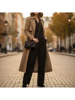 PARTIQ - Versatile Women Light Luxury Fashion Genuine Cowhide Sling Bag - Black (S)