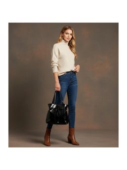 PARTIQ - Spring Large Capacity Versatile Underarm Feeling Commuter Handbag - Black