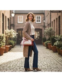 PARTIQ - Sweet And Cute Bow Ballet Style Versatile Fashion Handbag - White