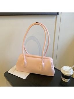 PARTIQ - Korean Womens Niche Underarm Clip Handbag - Pink