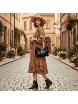 PARTIQ - Dopamine Shoulder Fashionable All-Match Handbag - Black