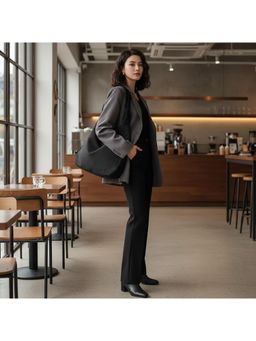 PARTIQ - Korean Fashion Commuter Work Versatile Handbag - Black